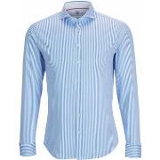 Chemise Desoto Chemise Sans Repassage Rayures Bleues