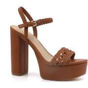 Chaussures Guess Sandalo Tacco Donna Cognac FL6GLLELE03