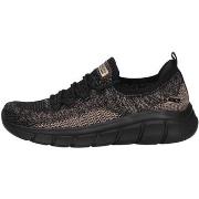 Baskets basses Skechers 117113 Basket Femme 117113 BKGD Black Oro