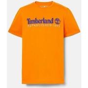 T-shirt Timberland TB0A6SE1 SS EST. 1973 CREW TEE-ED1 DARK CHEDDAR
