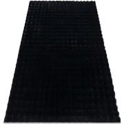 Tapis Rugsx Tapis BUBBLE noir 25 IMITATION DE FOURRURE 60x100 cm