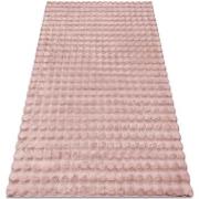 Tapis Rugsx Tapis BUBBLE rose poudré 45 IMITATION DE 80x150 cm