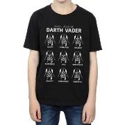 T-shirt enfant Disney Many Faces Of Darth Vader