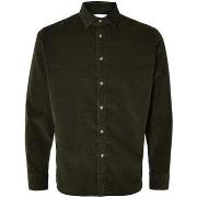 Chemise Selected Slhregowen-Cord Shirt Ls Noos