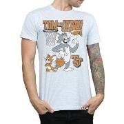 T-shirt Dessins Animés Spinning Basketball