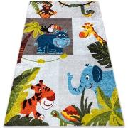 Tapis Rugsx Tapis lavable JUNIOR 51858.802 animaux, Afrique po 120x170...