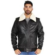 Blouson Oakwood Blouson Davy cuir ref 46751 Marron