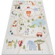 Tapis Rugsx Tapis lavable BAMBINO 1165 zoo pour les 140x190 cm