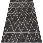 Tapis Rugsx TAPIS EN CORDE SIZAL FLOORLUX 20508 noir 120x170 cm