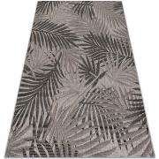 Tapis Rugsx TAPIS EN CORDE SIZAL FLOORLUX 20504 FEUILLES 60x110 cm