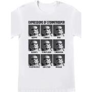 T-shirt Disney Expressions Of Stormtrooper