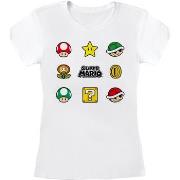 T-shirt Super Mario Items