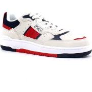Chaussures Ralph Lauren POLO Sneaker Uomo Bianco Navy Red 809913399003