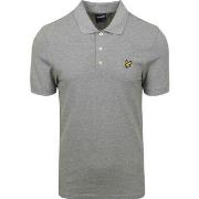 T-shirt Lyle And Scott Polo Gris Plain