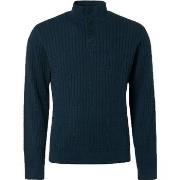 Sweat-shirt No Excess Pull Mocker Marine