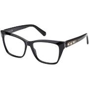 Lunettes de soleil Swarovski SK5468 Cadres Optiques, Noir, 53 mm