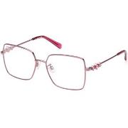 Lunettes de soleil Swarovski SK5458-H Cadres Optiques, Rose, 55 mm