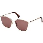 Lunettes de soleil Max Mara MM0043 DESIGN Lunettes de soleil, Or/Marro...