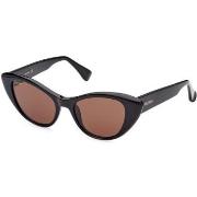 Lunettes de soleil Max Mara MM0039 LOGO10 Lunettes de soleil, Noir/Mar...