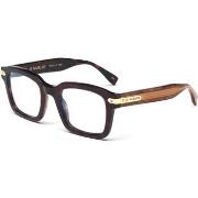 Lunettes de soleil Hublot H047O Cadres Optiques, Havana, 51 mm