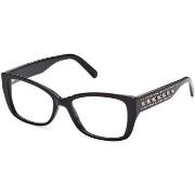 Lunettes de soleil Swarovski SK5452 Montature da vista, Noir, 52 mm