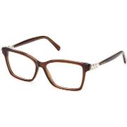 Lunettes de soleil Swarovski SK5442 Montature da vista, Marron foncé, ...