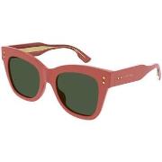 Lunettes de soleil Gucci GG1082S Lunettes de soleil, Rose/Vert, 52 mm