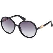 Lunettes de soleil Max Mara MM0065 EMME15 Lunettes de soleil, Noir/Fum...