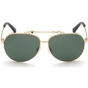 Lunettes de soleil Dsquared DQ0356 Lunettes de soleil, Or/Vert, 63 mm