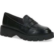 Mocassins Caprice black nappa casual closed loafers