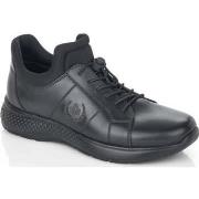 Baskets basses Rieker black casual closed sport shoe