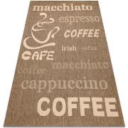 Tapis Rugsx TAPIS EN CORDE SIZAL FLOORLUX 20645 café 80x150 cm