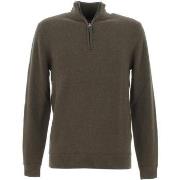 Pull Superdry Essential emb knit henley green