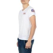 T-shirt Nasa BASIC FLAG V NECK