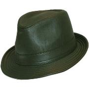 Chapeau Chapeau-Tendance Chapeau trilby façon cuir MAX T56