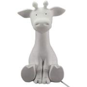 Lampes à poser Faye Lampe à poser en porcelaine blanche girafe 30 cm
