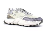 Chaussures L4k3 LAKE Mr Big V Sneaker Donna Silver Bianco H08