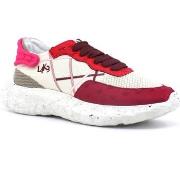 Chaussures L4k3 LAKE Mr Big X Sneaker Donna Dark Red Pink Fantasia H02