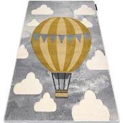 Tapis Rugsx Tapis PETIT BALOON ballon, des nuages gris 160x220 cm