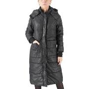 Veste Never Enough Doudoune longue noire