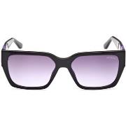 Lunettes de soleil Guess GU7916 Lunettes de soleil, Noir/Violet, 55 mm