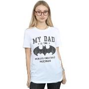 T-shirt Dc Comics Batman My Dad Is A Superhero