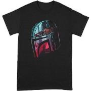 T-shirt Star Wars: The Mandalorian Mandalore Helmet Reflection