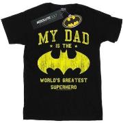 T-shirt Dc Comics Batman My Dad Is A Superhero