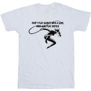 T-shirt Dc Comics Catwoman Don't Play Games