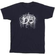T-shirt Dc Comics Batman Paint Splatter