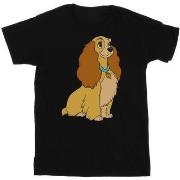 T-shirt Disney Lady And The Tramp Lady Spaghetti Heart