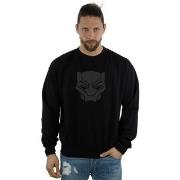 Sweat-shirt Marvel Black Panther Black On Black