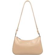 Sac Bandouliere LANCASTER Sac porte epaule en cuir Ref 54232 Beige