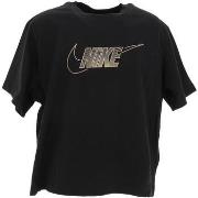 T-shirt enfant Nike G nsw tee boxy metallic hbr